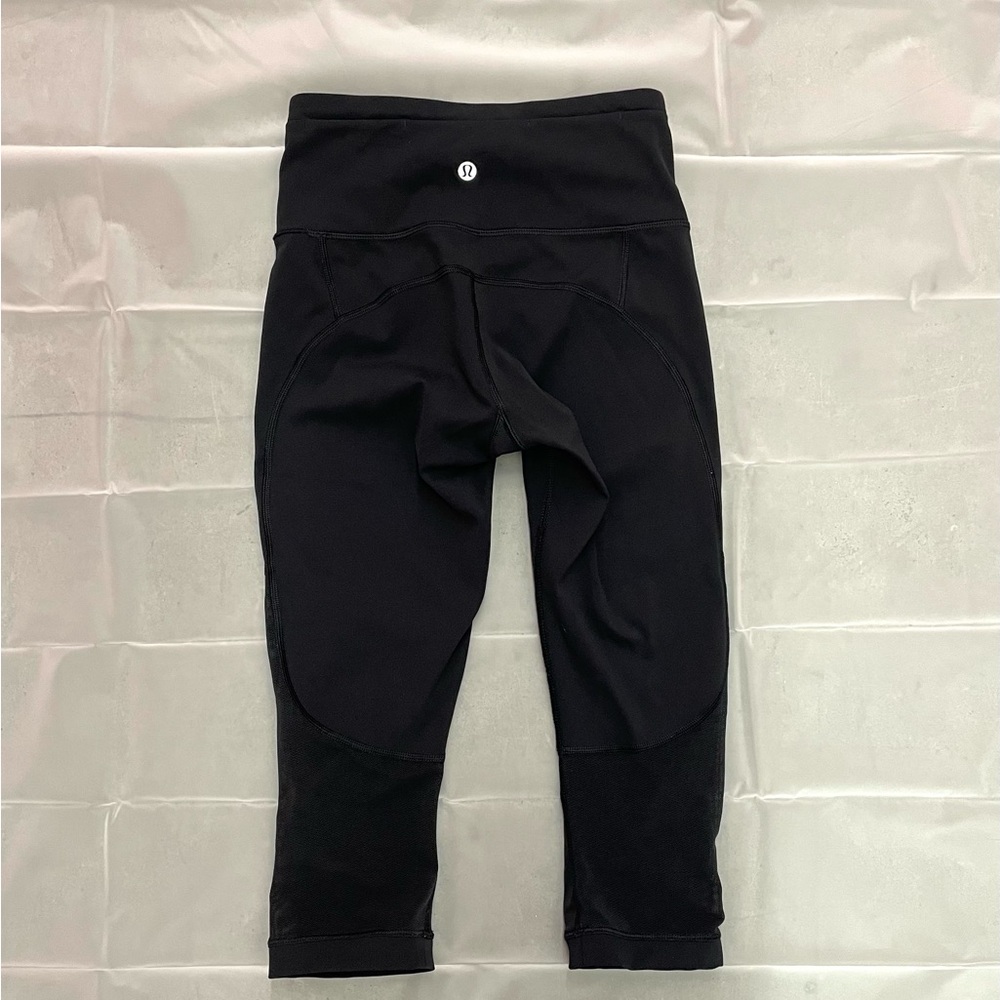lululemon caprice Black Leggings Sz 2